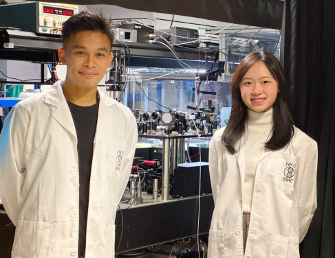 (Left) Prof. Kevin Tsia, and (Right) Dr. Michelle Lo